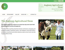 Tablet Screenshot of angleseyshow.org.uk